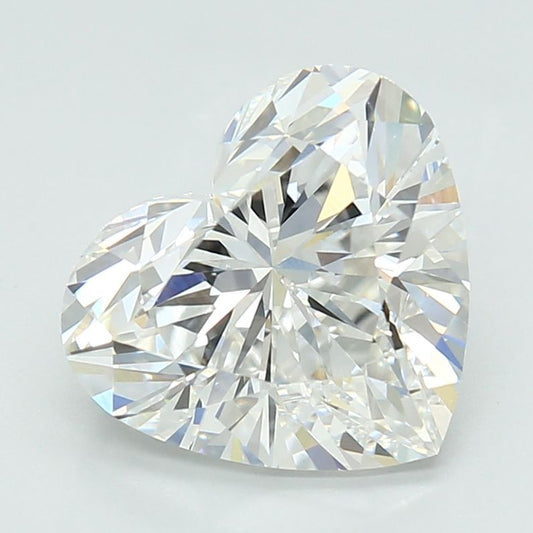 Lab-Grown Heart Diamond - 3.06 Carats, E Color, VVS2 Clarity - Certified by IGI - Report Number: LG687579047