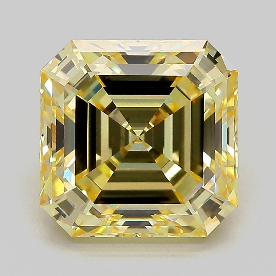 ASSCHER 4.01ct FANCY VVS2 IGI - lg734501214