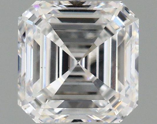 Lab-Grown Asscher Diamond - 1.07 Carats, D Color, VS2 Clarity - Certified by IGI - Report Number: LG687533309
