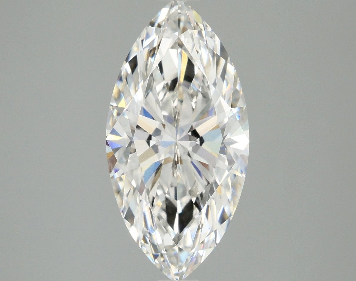 Lab-Grown Marquise Diamond - 2.54 Carats, F Color, VVS2 Clarity - Certified by IGI - Report Number: LG666419814