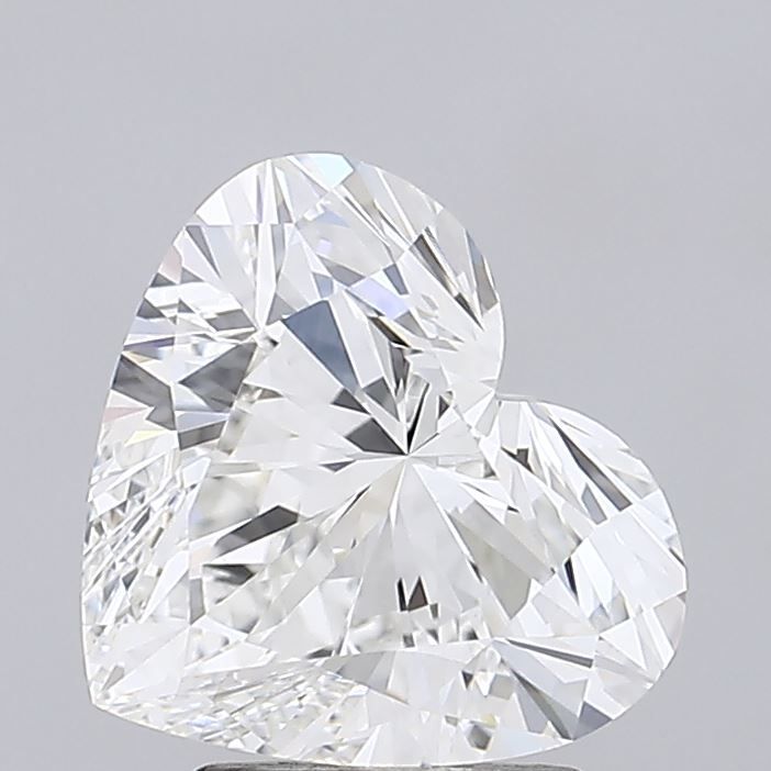 Lab-Grown Heart Diamond - 3.02 Carats, E Color, VVS2 Clarity - Certified by IGI - Report Number: LG675546700