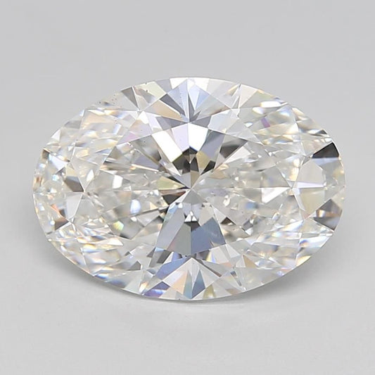 Lab-Grown Oval Diamond - 5.03 Carats, F Color, VS2 Clarity - Certified by IGI - Report Number: LG624403282