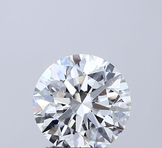 Lab-Grown Round Diamond - 2.01 Carats, E Color, VVS2 Clarity - Certified by IGI - Report Number: LG688510433