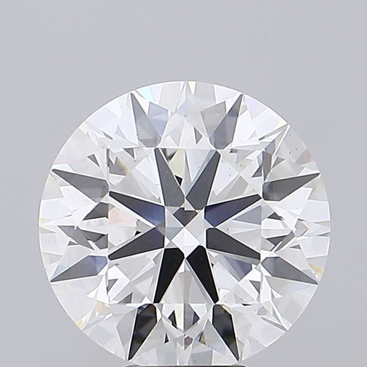 Lab-Grown Round Diamond - 8.51 Carats, F Color, VS2 Clarity - Certified by IGI - Report Number: LG689507106
