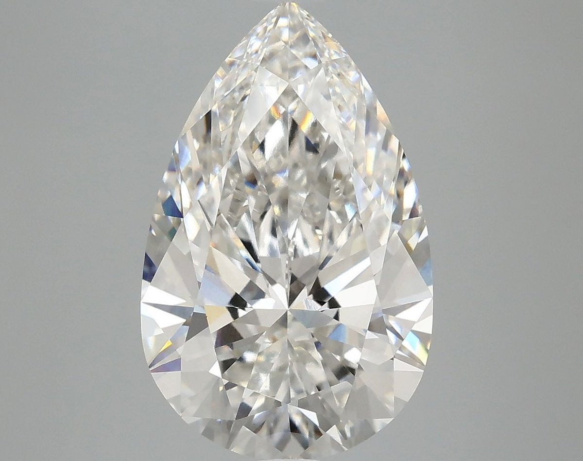 Lab-Grown Pear Diamond - 4.78 Carats, F Color, VS1 Clarity - Certified by IGI - Report Number: LG683588477