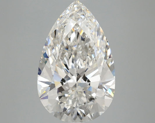 Lab-Grown Pear Diamond - 4.78 Carats, F Color, VS1 Clarity - Certified by IGI - Report Number: LG683588477