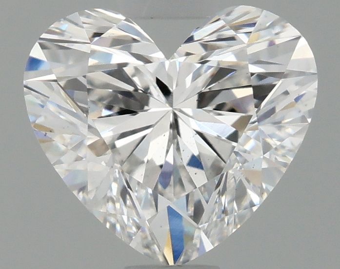 Lab-Grown Heart Diamond - 0.96 Carats, E Color, VS2 Clarity - Certified by IGI - Report Number: LG671495210