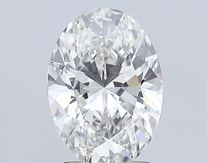 Lab-Grown Oval Diamond - 2.5 Carats, F Color, VS1 Clarity - Certified by IGI - Report Number: LG687573179