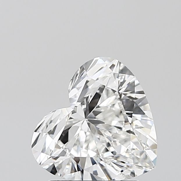 Lab-Grown Heart Diamond - 1.58 Carats, E Color, VVS2 Clarity - Certified by IGI - Report Number: LG629468819