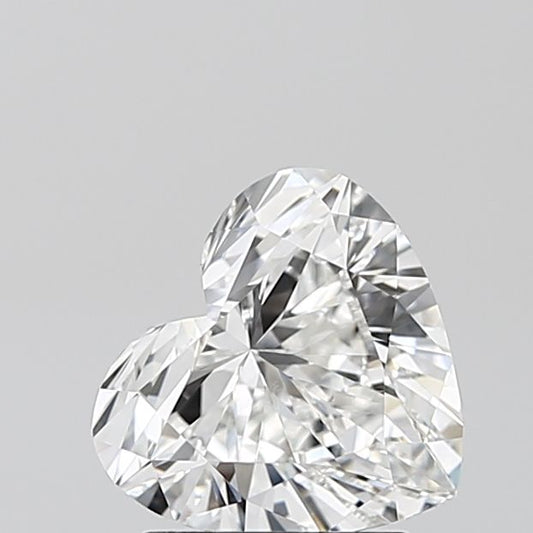 Lab-Grown Heart Diamond - 1.58 Carats, E Color, VVS2 Clarity - Certified by IGI - Report Number: LG629468819