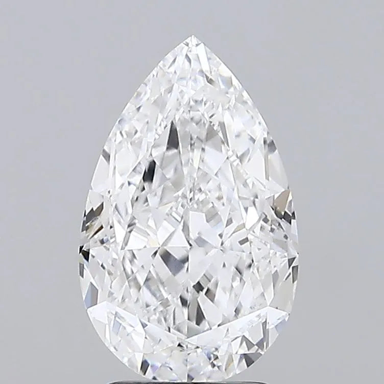 3.00ct Pear Lab Grown Diamond (Colour D, Clarity VVS2, IGI Certified)