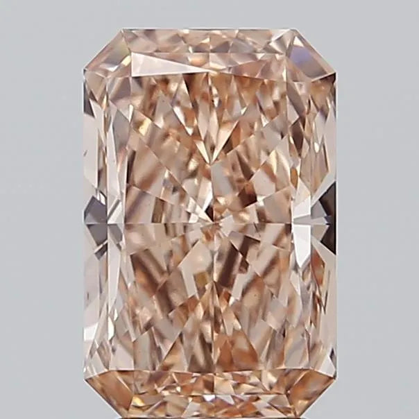 3.00ct Radiant Lab Grown Diamond (Colour Fancy Orangey Brown, Clarity VS1, IGI Certified)