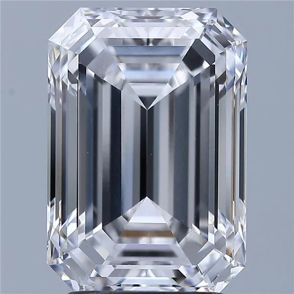 3.02ct Emerald Lab Grown Diamond (Colour D, Clarity VVS2, IGI Certified)