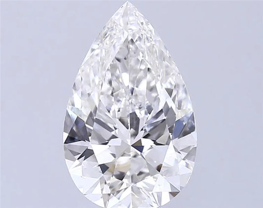 3.07ct Pear Lab Grown Diamond (Colour F, Clarity VVS2, IGI Certified)