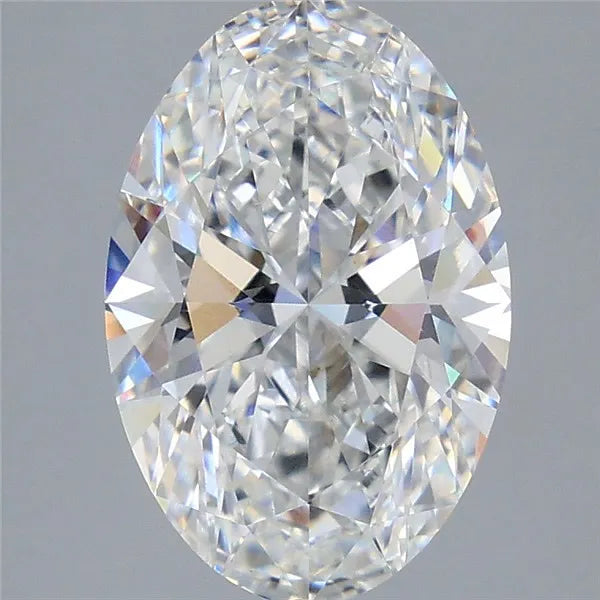 3.08ct Oval Lab Grown Diamond (Colour E, Clarity VVS2, IGI Certified)