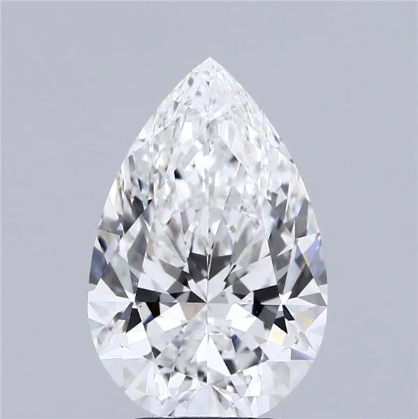 3.08ct Pear Lab Grown Diamond (Colour E, Clarity VVS2, IGI Certified)