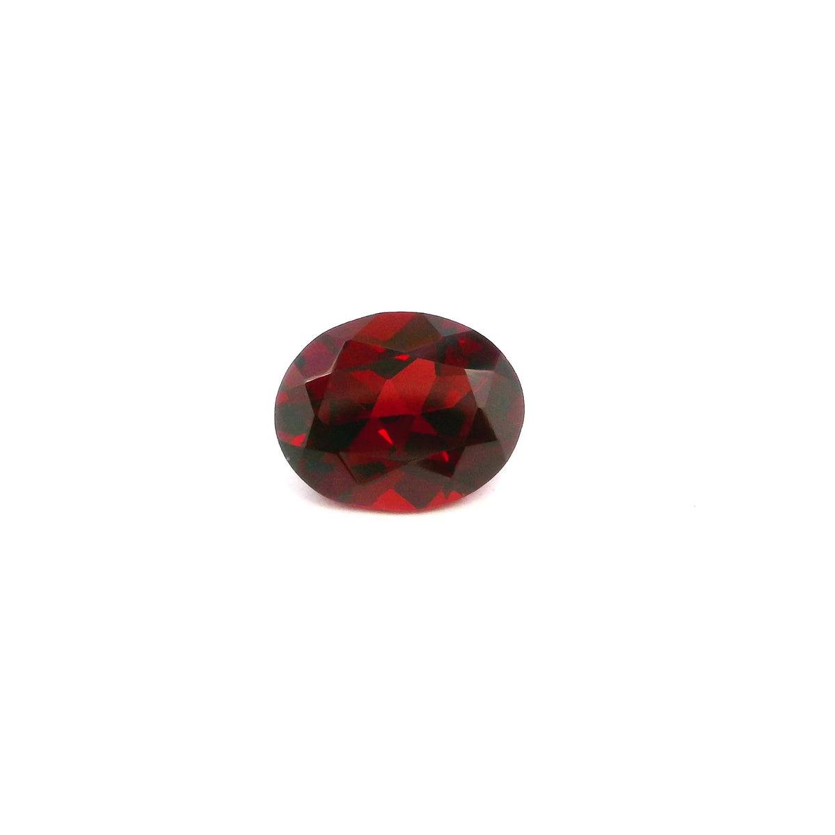 3.20ct Oval Natural Garnet (Colour Red, Clarity Eye Clean, Cut Faceted)