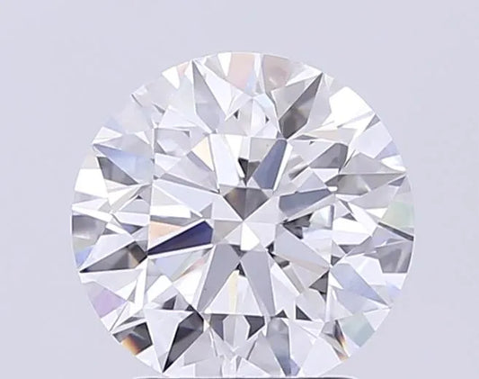 3.20ct Round Lab Grown Diamond (Colour E, Clarity VVS2, Cut EX, IGI Certified)