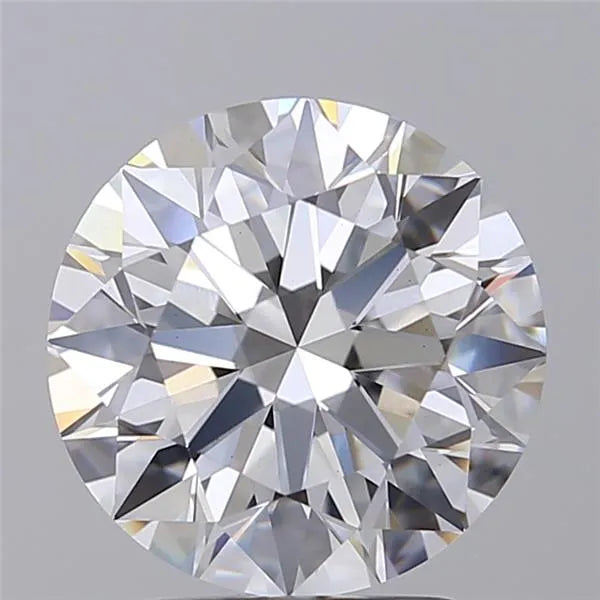 3.21ct Round Lab Grown Diamond (Colour G, Clarity VS1, Cut EX, GIA Certified)