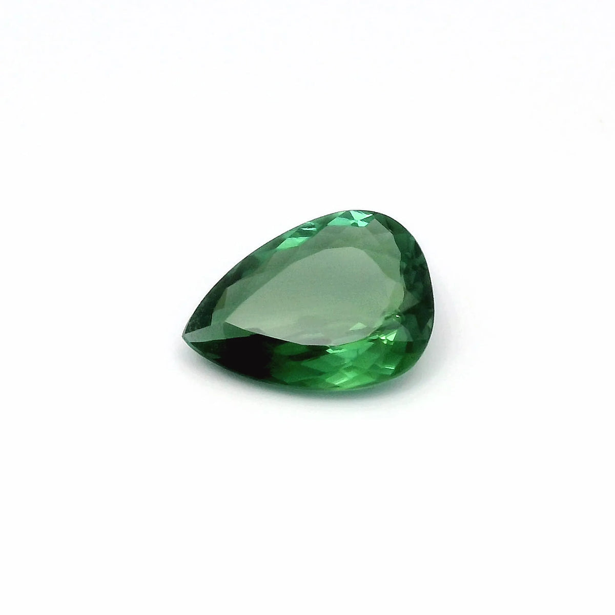 3.30ct Pear Natural Tourmaline (Colour Green, Clarity Eye Clean, Cut Faceted)