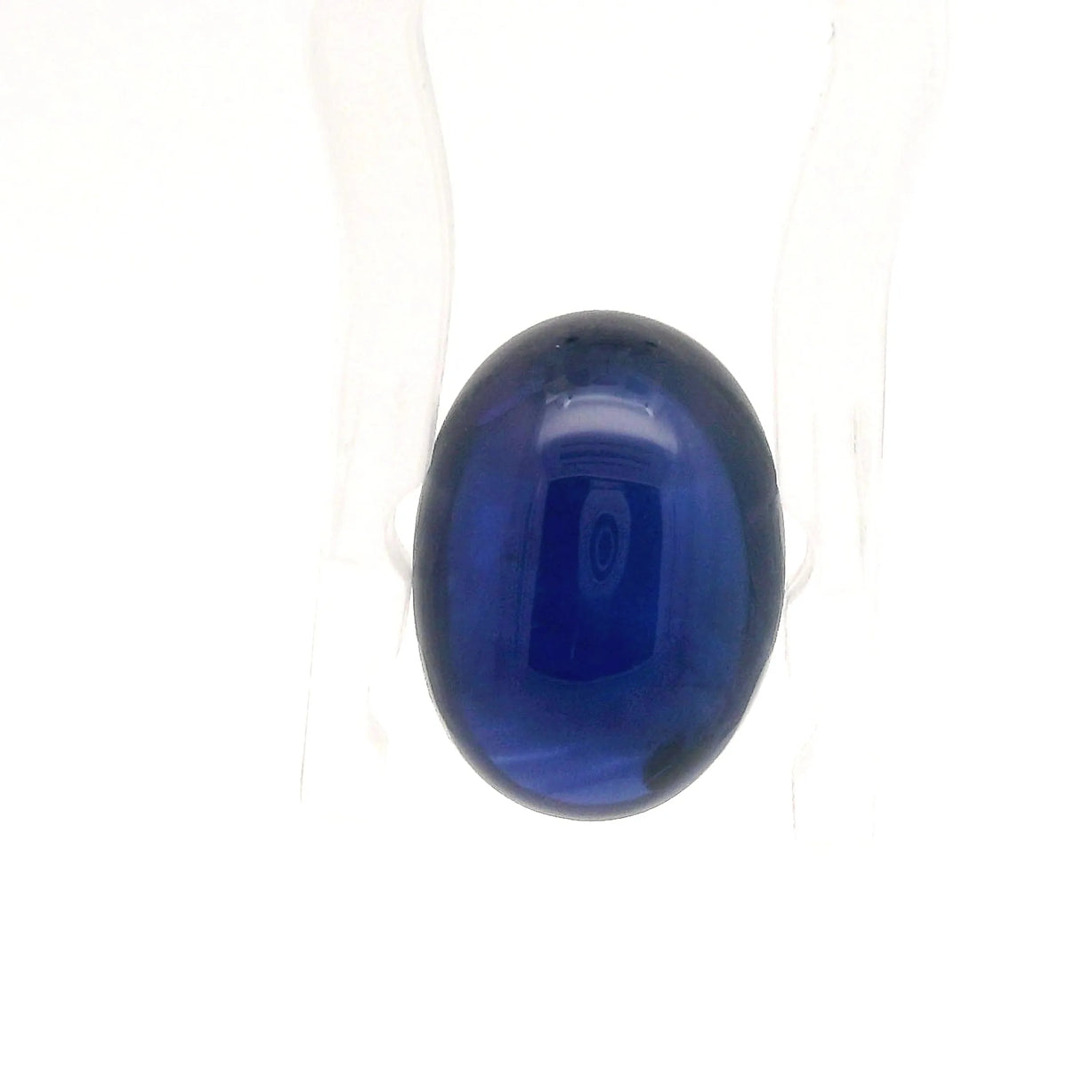 3.47ct Oval Natural Sapphire (Colour Blue, Clarity Slightly Included, Cut Cabochon)