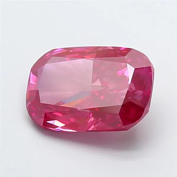 3.50ct Cushion modified Lab Grown Diamond (Colour Fancy Vivid Red, Clarity VVS2, IGI Certified)