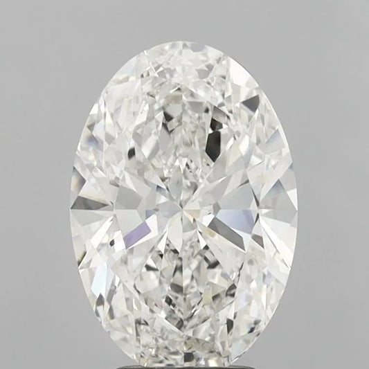 3.50ct Oval Lab Grown Diamond (Colour F, Clarity VS1, IGI Certified)