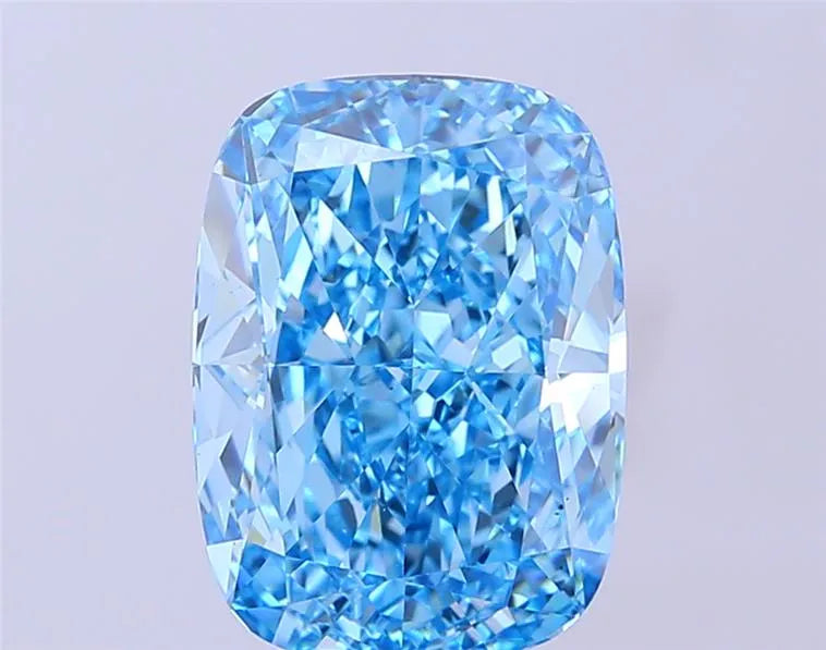 3.51ct Pear Lab Grown Diamond (Colour Fancy Vivid Blue, Clarity VS1, IGI Certified)