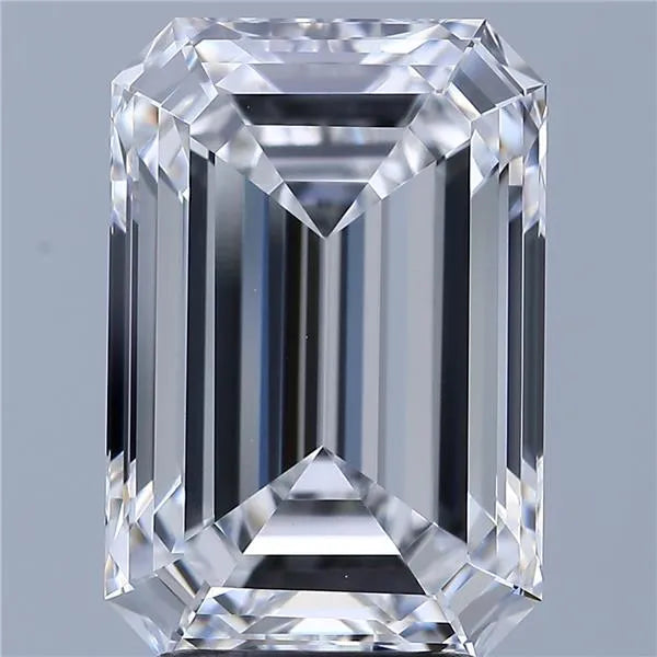 3.74ct Emerald Lab Grown Diamond (Colour D, Clarity VVS2, IGI Certified)