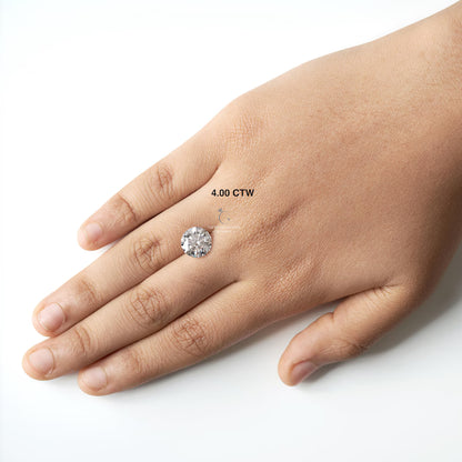 IGI Certified Round Lab Grown Diamond – D–E Color, VS1+ Clarity, Excellent Cut (1ct–4ct)