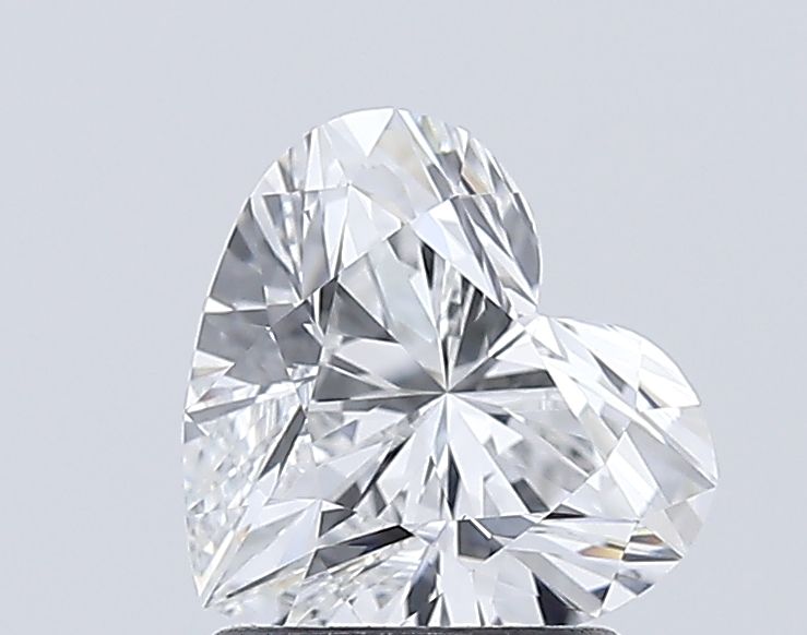 Lab-Grown Heart Diamond - 1.51 Carats, F Color, VS1 Clarity - Certified by IGI - Report Number: LG627432984