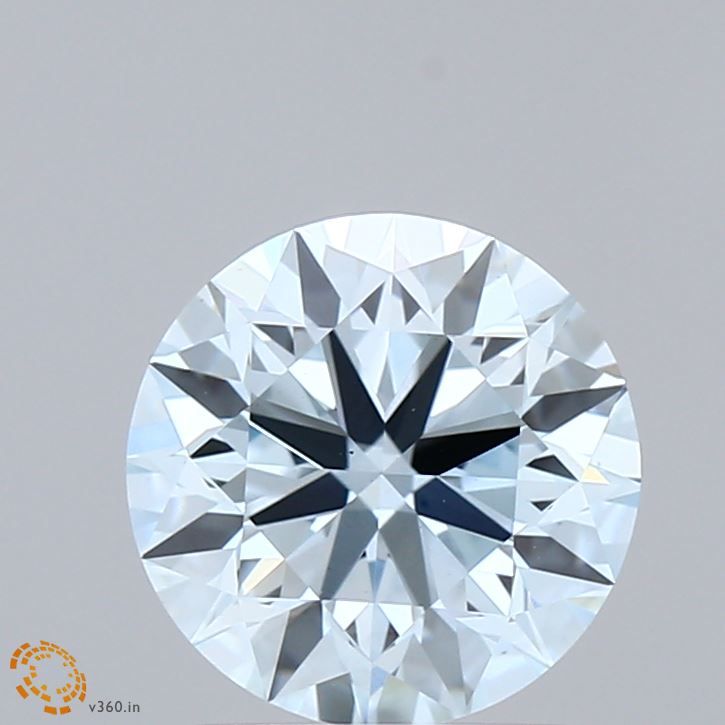 Lab-Grown Round Diamond - 2.02 Carats, Fancy Intense Blue Color, VS1 Clarity - Certified by IGI - Report Number: LG663412712