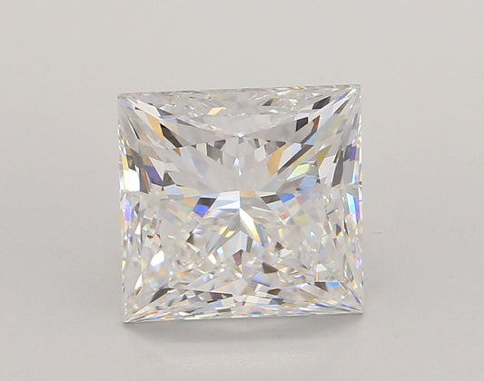 Lab-Grown Princess Diamond - 4.02 Carats, E Color, VVS2 Clarity - Certified by IGI - Report Number: LG671428932