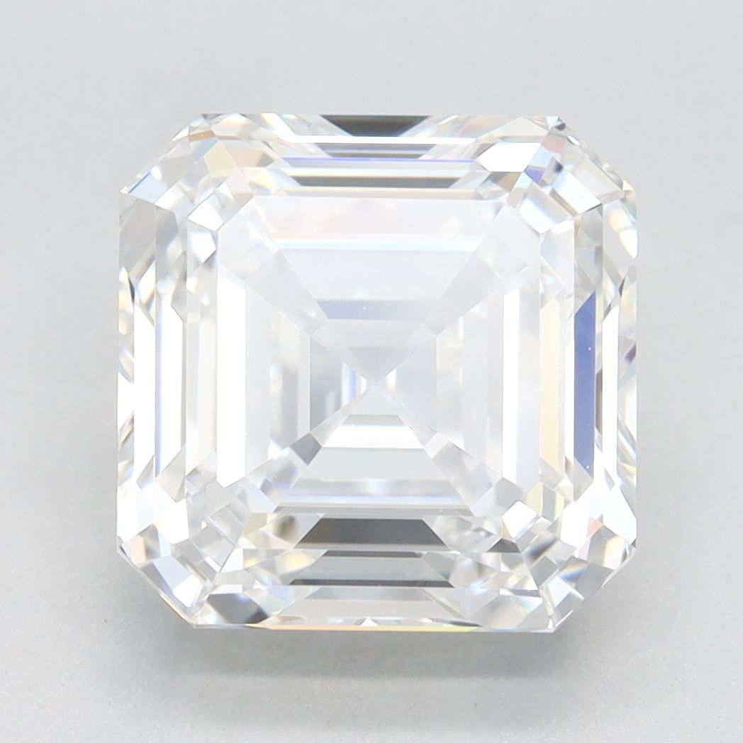 Lab-Grown Asscher Diamond - 4.16 Carats, E Color, VVS1 Clarity - Certified by GIA - Report Number: 2497331871