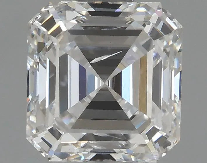Diamant émeraude carré de 1,02 ct, cultivé en laboratoire (couleur E, pureté SI2, certifié IGI)