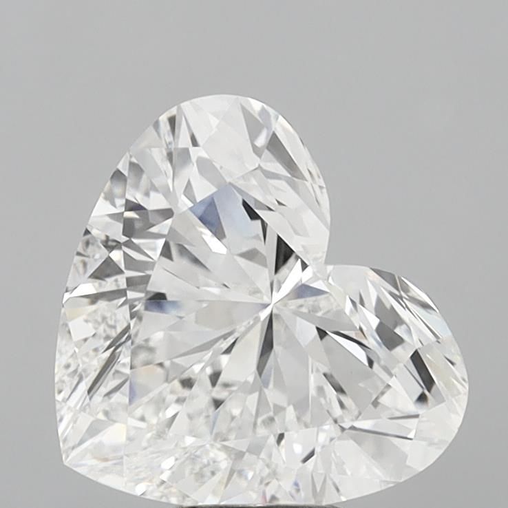 Lab-Grown Heart Diamond - 7.04 Carats, E Color, VS1 Clarity - Certified by IGI - Report Number: LG704577265