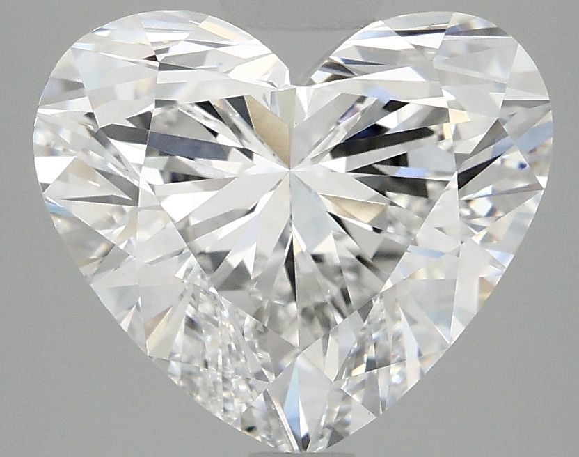 Lab-Grown Heart Diamond - 4.08 Carats, D Color, VVS2 Clarity - Certified by IGI - Report Number: LG694552178