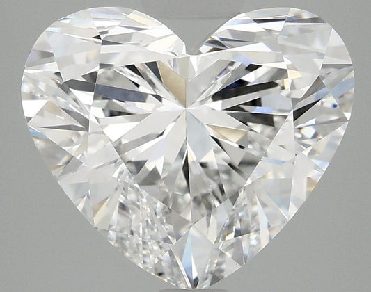 Lab-Grown Heart Diamond - 4.08 Carats, D Color, VVS2 Clarity - Certified by IGI - Report Number: LG694552178