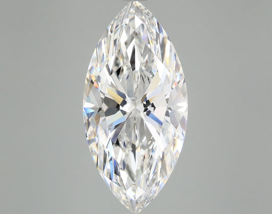 Lab-Grown Marquise Diamond - 6.09 Carats, E Color, VS2 Clarity - Certified by IGI - Report Number: LG689585250