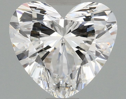 Lab-Grown Heart Diamond - 0.96 Carats, E Color, VVS2 Clarity - Certified by IGI - Report Number: LG685574517