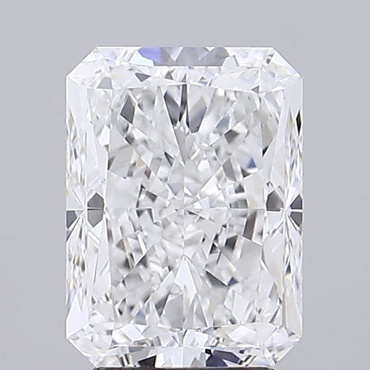 Lab-Grown Radiant Diamond - 3.55 Carats, D Color, VVS2 Clarity - Certified by IGI - Report Number: LG668444009