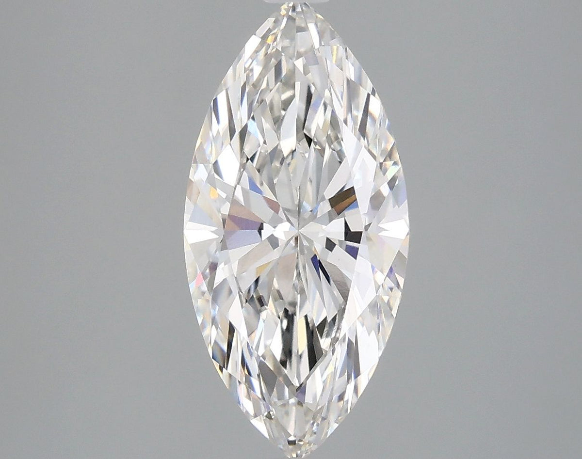 Lab-Grown Marquise Diamond - 2.53 Carats, F Color, VVS2 Clarity - Certified by IGI - Report Number: LG662448652