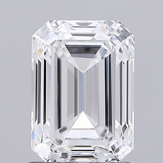 Lab-Grown Emerald Diamond - 1.54 Carats, D Color, VVS2 Clarity - Certified by IGI - Report Number: LG677571025
