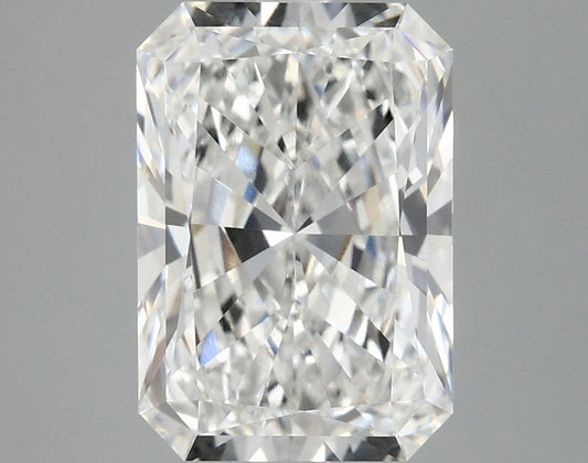 Lab-Grown Radiant Diamond - 4.1 Carats, F Color, VVS2 Clarity - Certified by IGI - Report Number: LG694502254