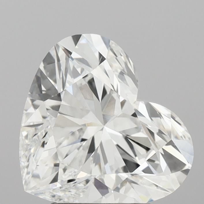 Lab-Grown Heart Diamond - 3.01 Carats, D Color, VVS2 Clarity - Certified by IGI - Report Number: LG715594391