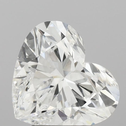 Lab-Grown Heart Diamond - 3.01 Carats, D Color, VVS2 Clarity - Certified by IGI - Report Number: LG715594391