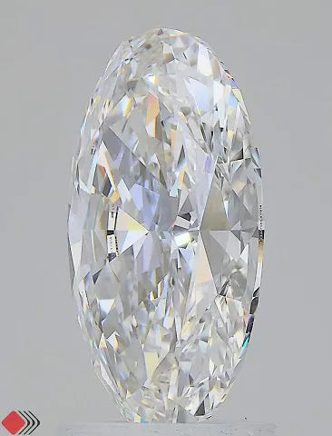 2.51ct Oval Lab Grown Diamond (Colour E, Clarity VVS2, IGI Certified)