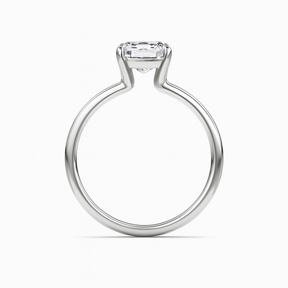 Im Labor gezüchteter Blue Heaven-Ring aus 925er Sterlingsilber (5 Karat)