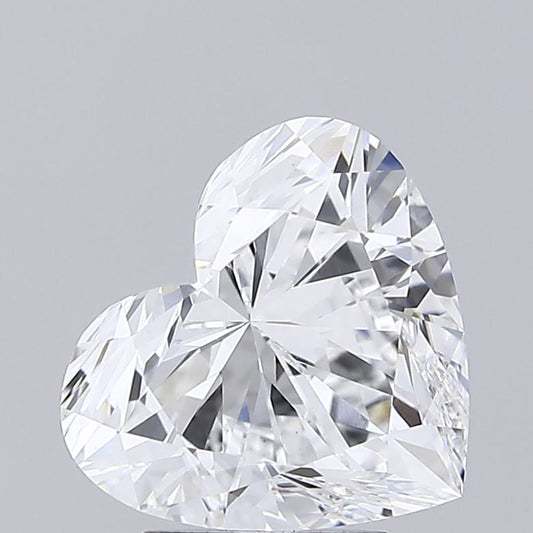 Lab-Grown Heart Diamond - 3.03 Carats, D Color, VVS2 Clarity - Certified by IGI - Report Number: LG634474614