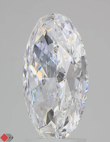 3.55ct Oval Lab Grown Diamond (Colour D, Clarity IF, IGI Certified)